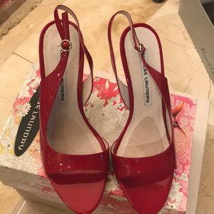 Chinese laundry patent leather red heels